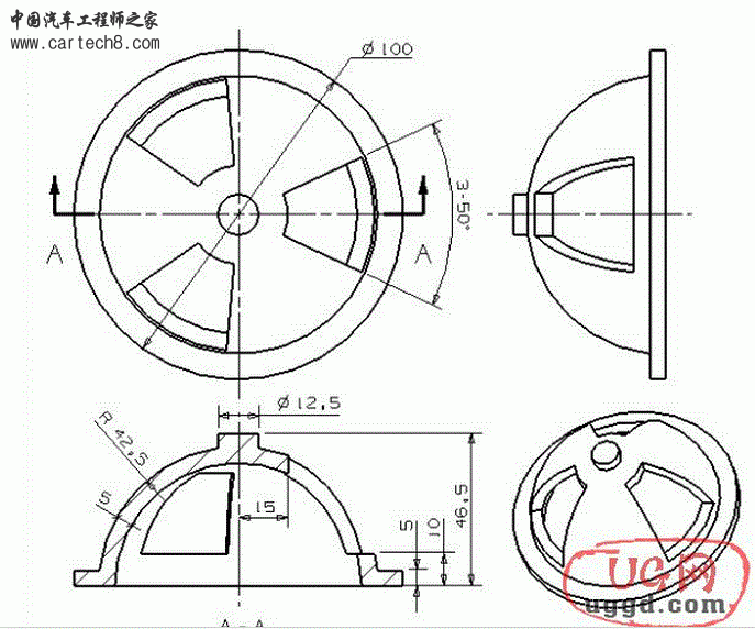 [疑难] 请高手指点下曲面建模的思路（有图）.GIF