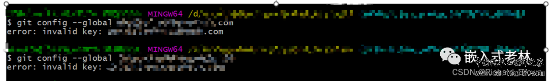 git config --global报error：invalid keyw2.jpg