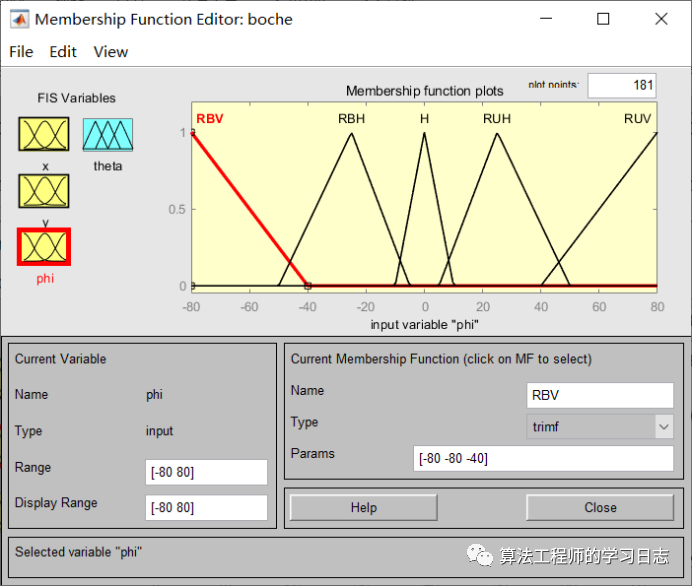 Matlab 模糊控制 车辆泊车 案例分享w5.jpg